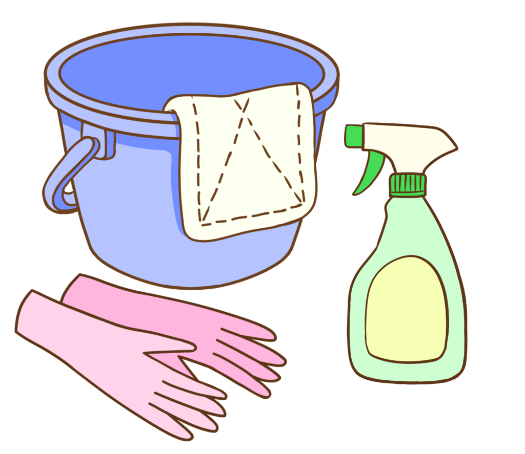 専用の洗剤と用具を使う